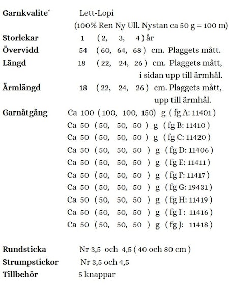 Barnkofta 91148