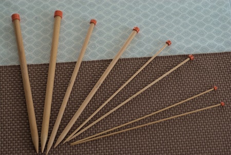 KnitPro Jumperstickor Basix Birch  35 cm
