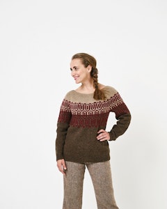 Mönstrad sweater 899006