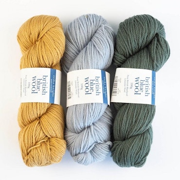 Erika Knight  British Blue Wool 100g.    REA -30% t.o.m. 31 augusti