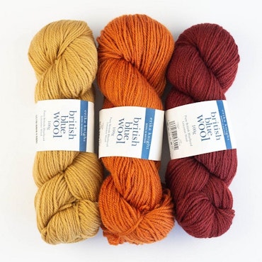 Erika Knight  British Blue Wool 100g.    REA -30% t.o.m. 31 augusti