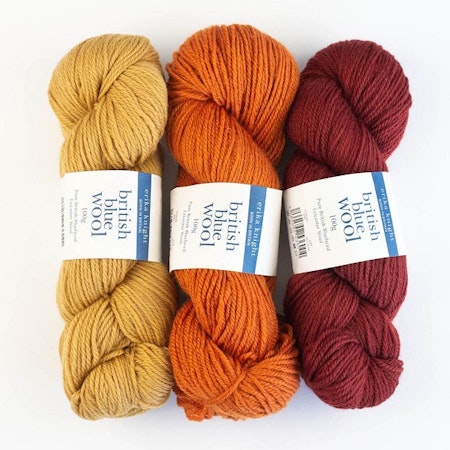 Erika Knight  British Blue Wool 100g.    REA -30% t.o.m. 31 augusti