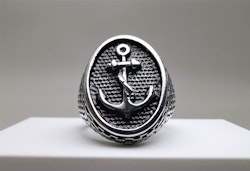 Anchor Sailor Stainless Steel Ring - SWEVALI