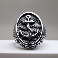 Anchor Sailor Stainless Steel Ring - SWEVALI