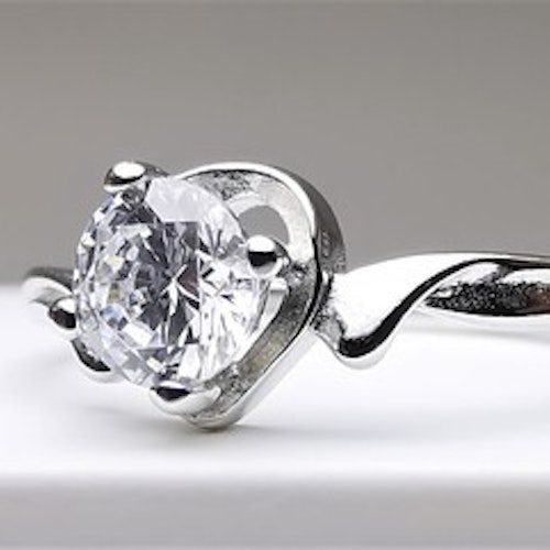 Silver Heart Jewel Silver Ring 925 - SWEVALI