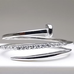 Silver Diamonail Silver Ring 925 - SWEVALI