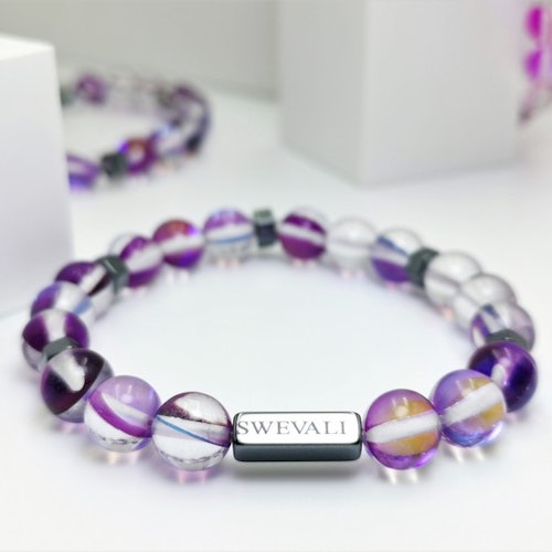 Party Purple Pearl Bracelet - SWEVALI