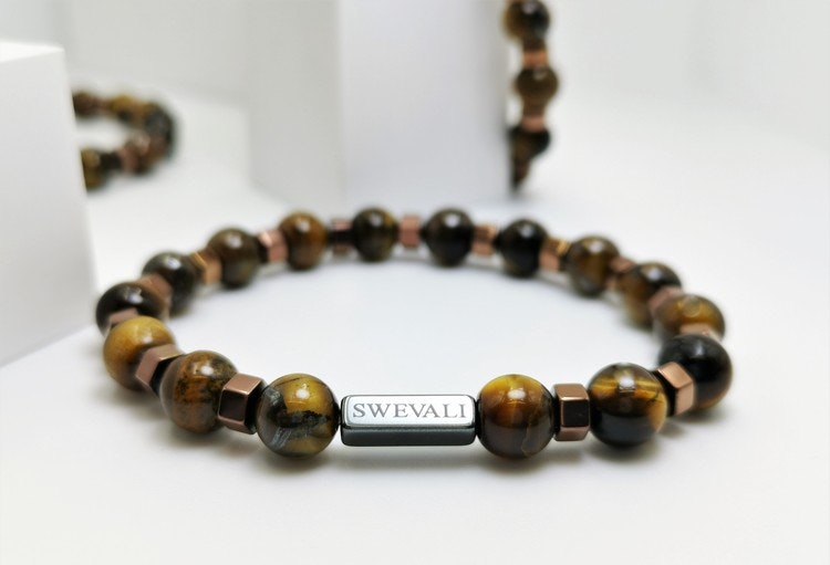 Tiger Eyes Pearl Bracelet - SWEVALI