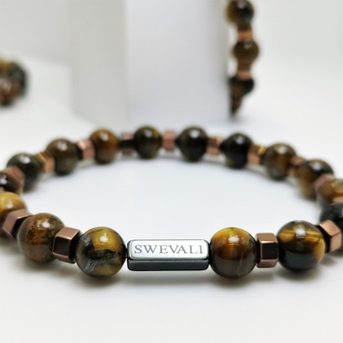 Tiger Eyes Pearl Bracelet - SWEVALI