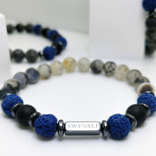 Snowfall Blue Pearl Bracelet - SWEVALI