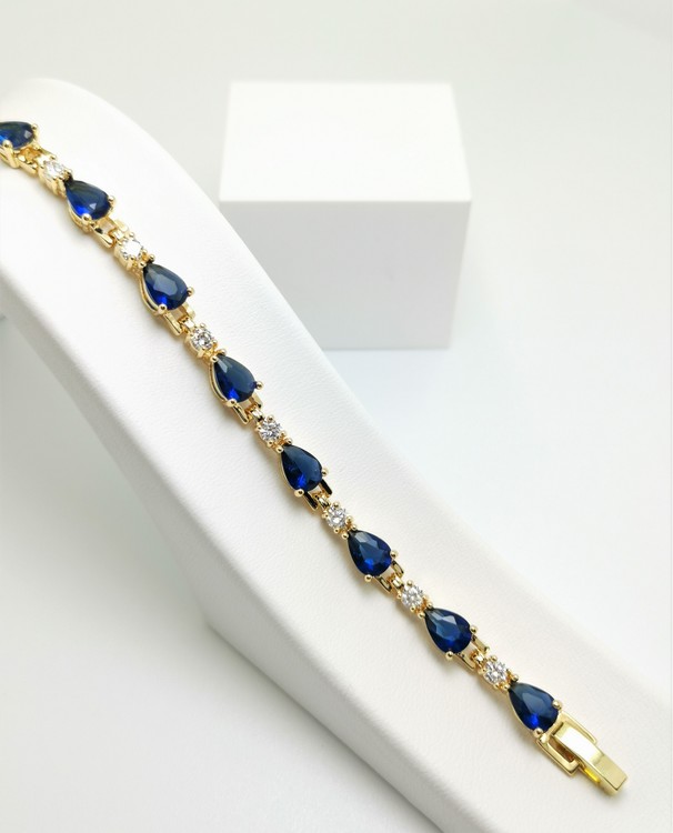 BLUE DEW Chain Armband