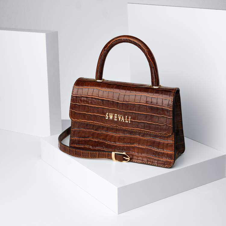Luxury Leather Bags Set “Coco Sahara” - SWEVALI