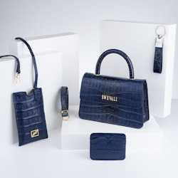 Lady Leather Bags Set “Coco Blue Night” - SWEVALI