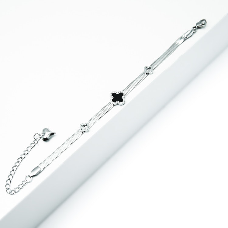 Clover Lucky Line Silver Edition Bracelet Chain - SWEVALI