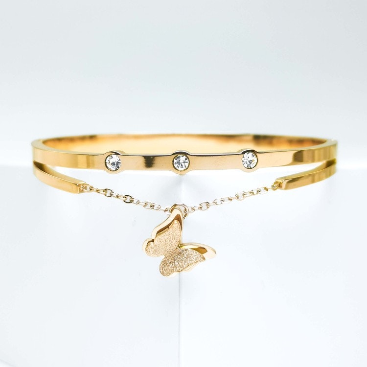 Queen Butterfly Solo Rose Gold Edition Bracelet - SWEVALI