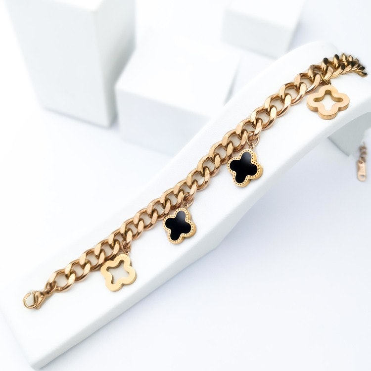 Clover La vie Special Rose Gold Edition Bracelet - SWEVALI