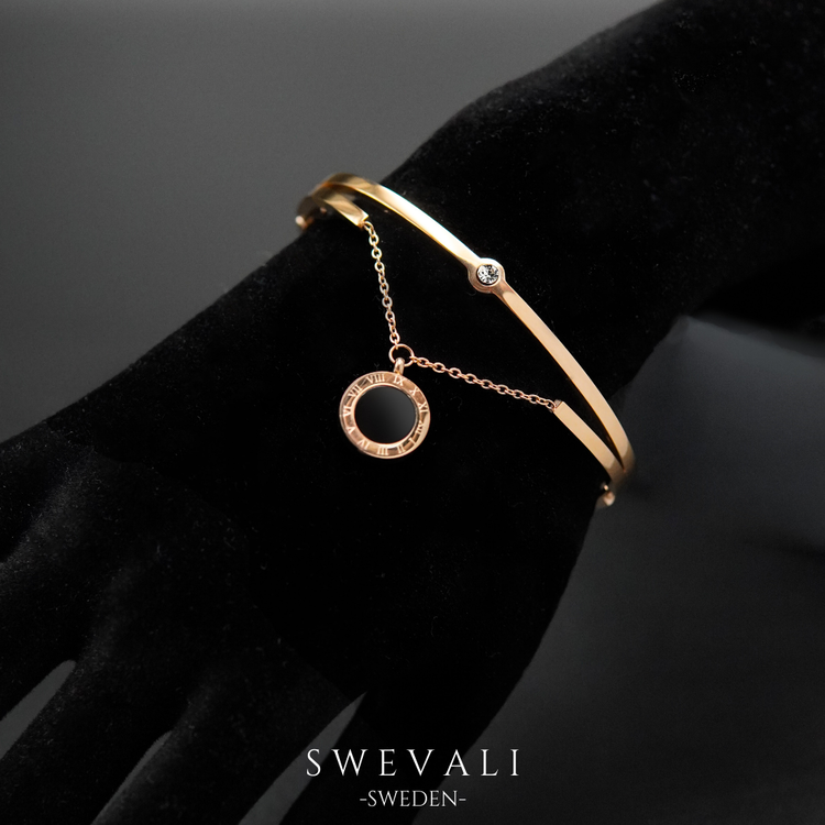 Era Elegance Solo Rose Gold Edition Armband with Chain - SWEVALI
