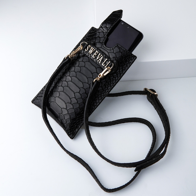 Bild 2 Genuine Leather Phone pouch mobilfodral och lyxig phone case python pattern