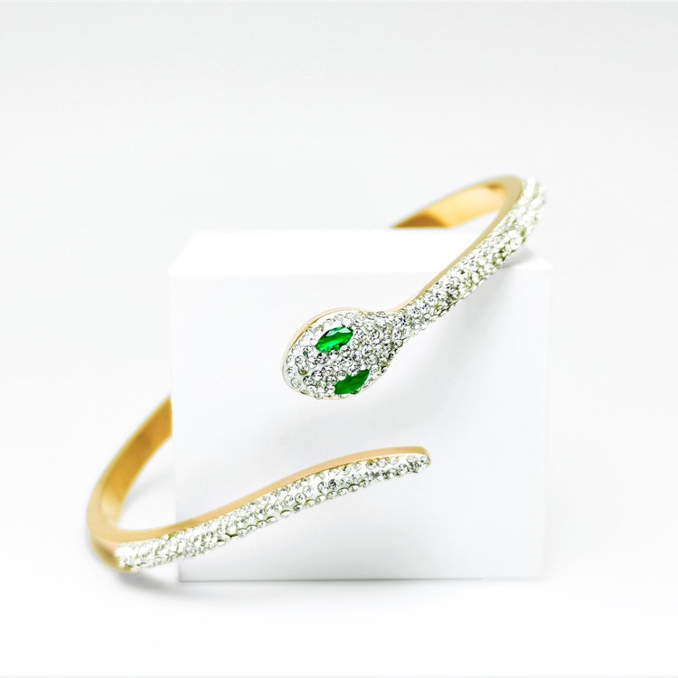 Green Eyed Py-thone Rose Gold Edition Bracelet - SWEVALI