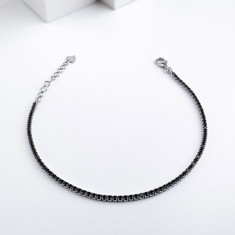 Diamond Black Legacy Silver Bracelet 925 - SWEVALI