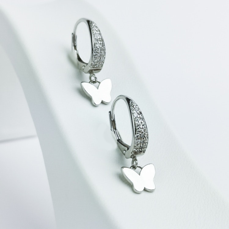 3 - Butterfly Babe Silver Örhänge 925 Modern and trendy earings and women jewelry and accessories