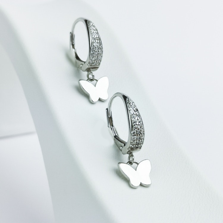 Butterfly Babe Silver Earring 925 - SWEVALI