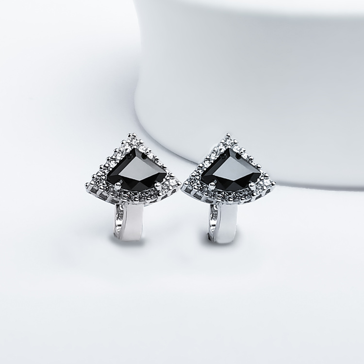 3 - Deep Orchid Stone Silver Örhänge 925 Modern and trendy earings and women jewelry and accessories