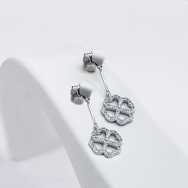 Clover Love Silver Earring 925 - SWEVALI