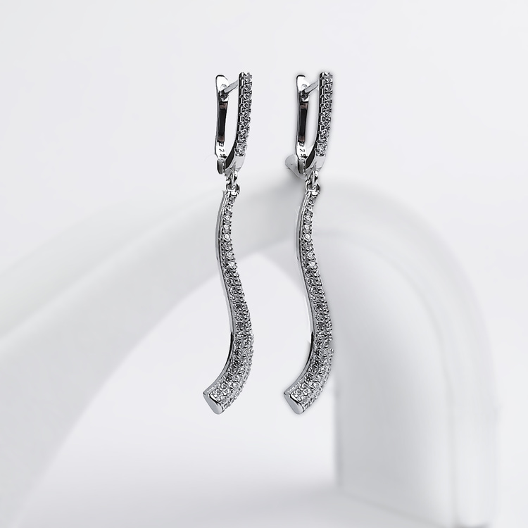 1 - Soirre Silver Örhänge 925 Modern and trendy earings and women jewelry and accessories
