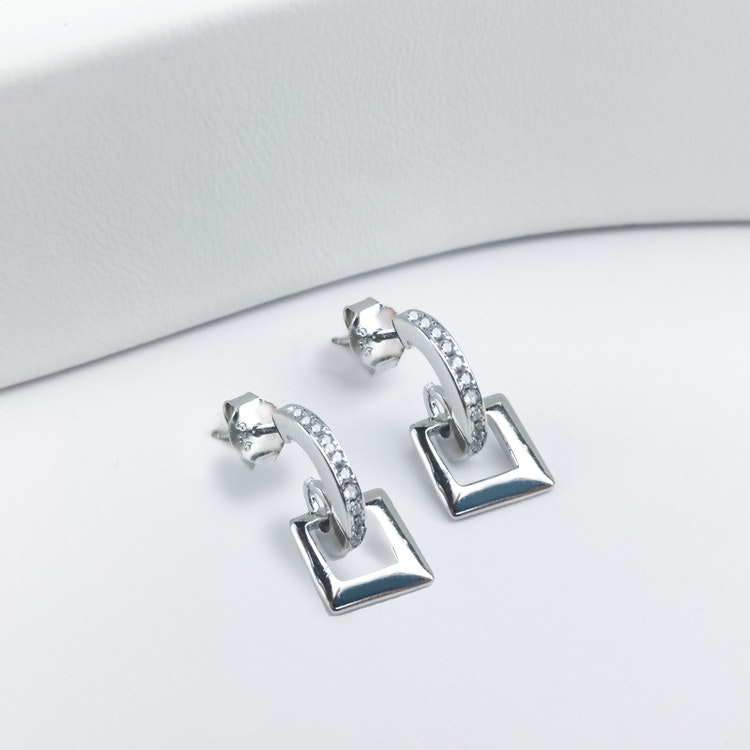 2 - Maiami  Silver Örhänge 925 Modern and trendy earings and women jewelry and accessories