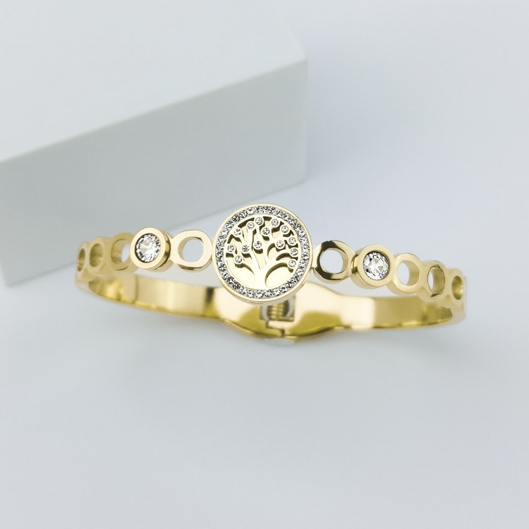 Tree of life diamond Gold Edition Armband - SWEVALI