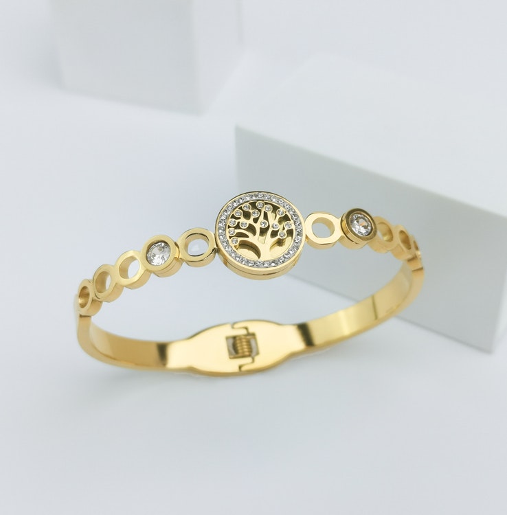 Tree of life diamond Gold Edition Bracelet - SWEVALI
