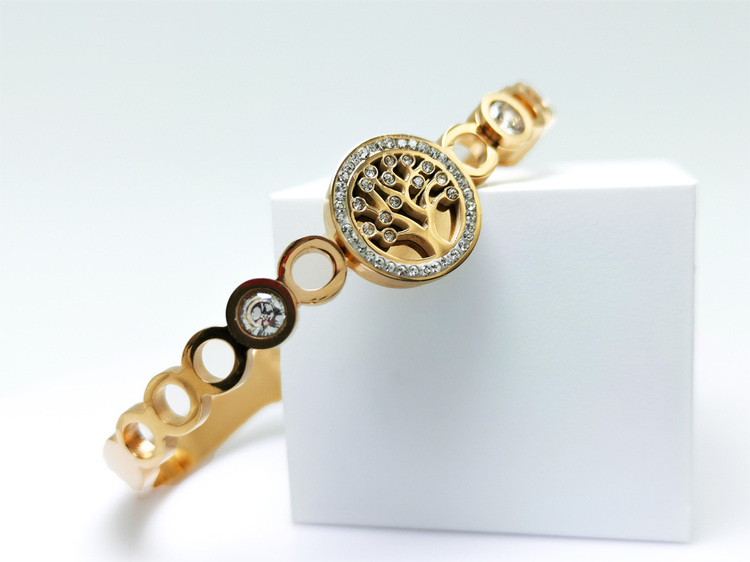 Tree of life diamond Gold Edition Armband - SWEVALI
