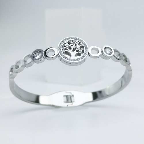 Tree Of Life Diamond Silver Edition Armband - SWEVALI