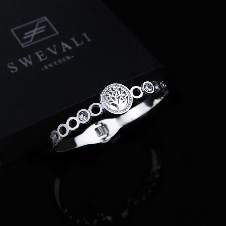 Tree Of Life Diamond Silver Edition Armband - SWEVALI