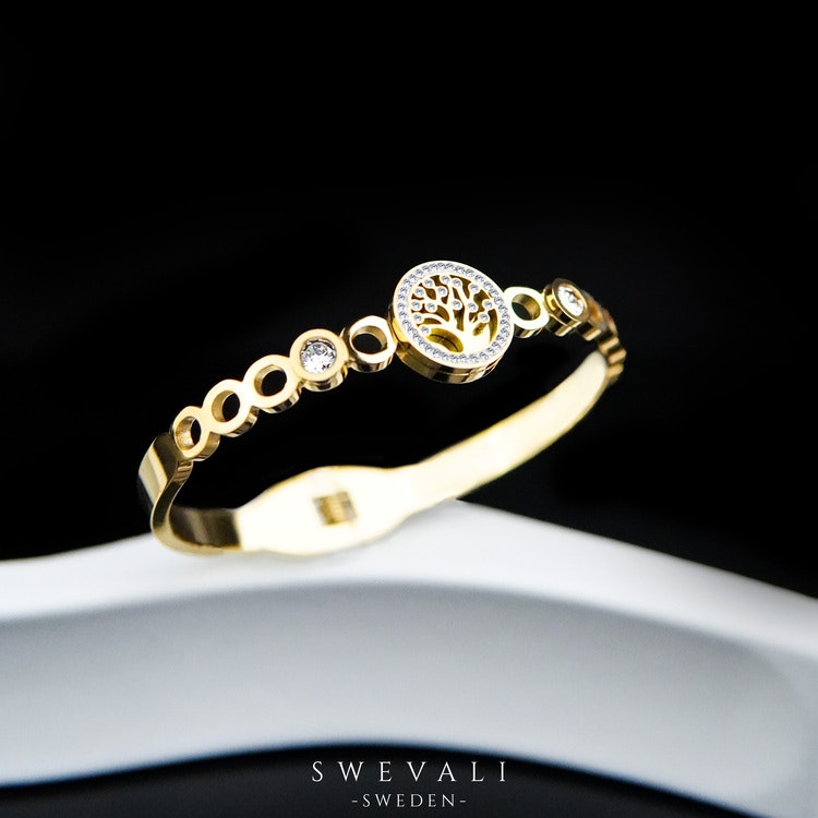 Tree of life diamond Gold Edition Armband - SWEVALI