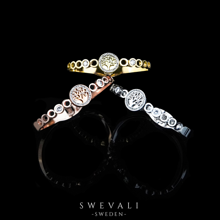Tree Of Life Diamond Silver Edition Armband - SWEVALI