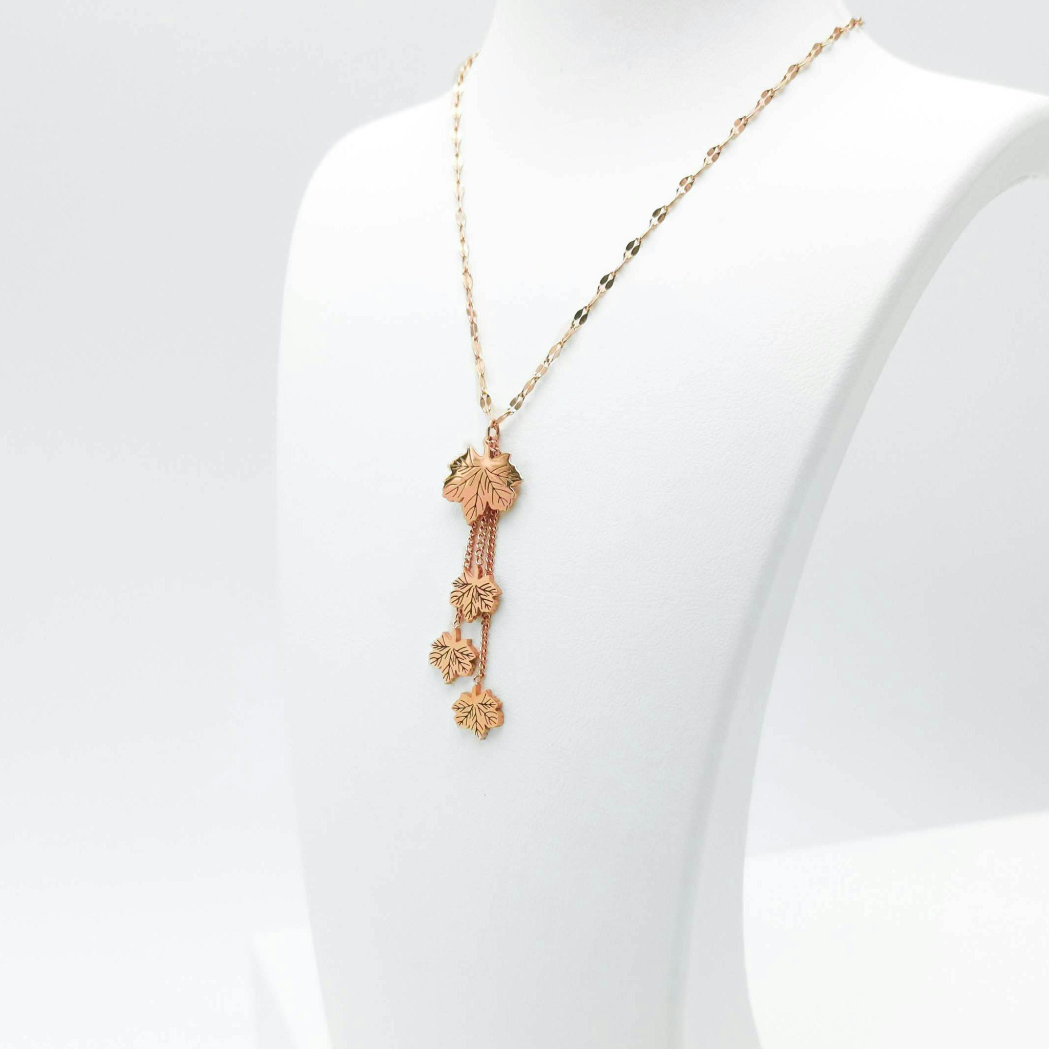 Lady Seasons Rose Gold Necklace - SWEVALI