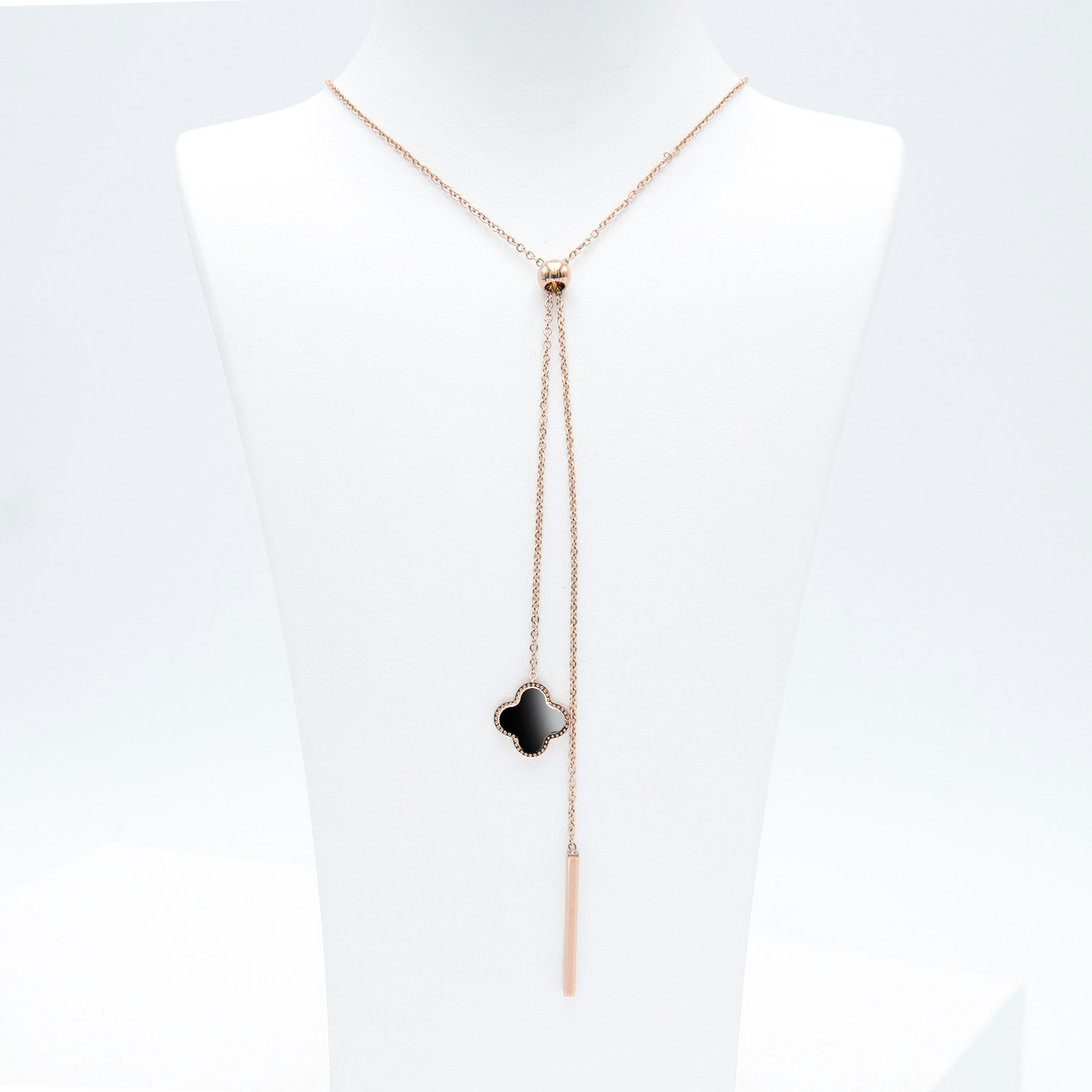 Clover Grace Brace Rose Gold Edition Necklace - SWEVALI