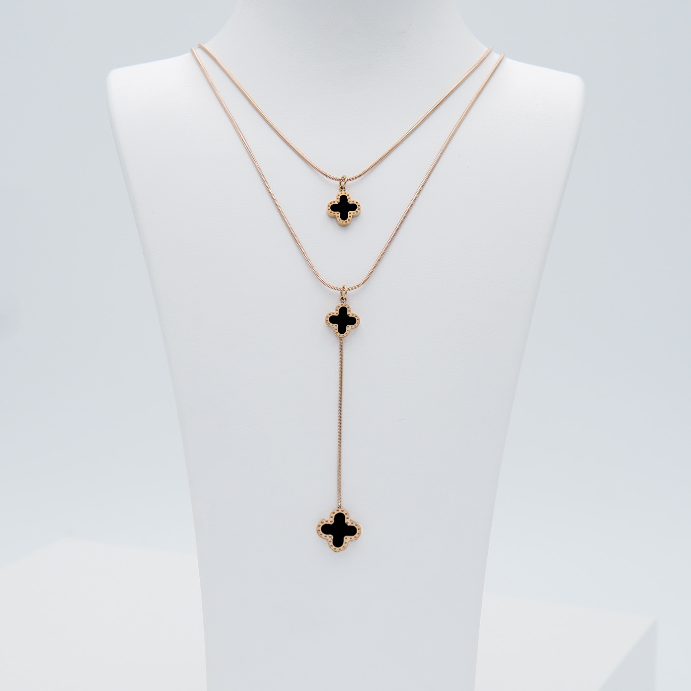 Clover Lucky Forever Rose Gold Edition Necklace - SWEVALI