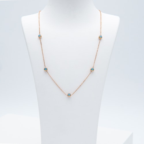 Evil Eye Ultimate Rose Gold Edition Necklace - SWEVALI