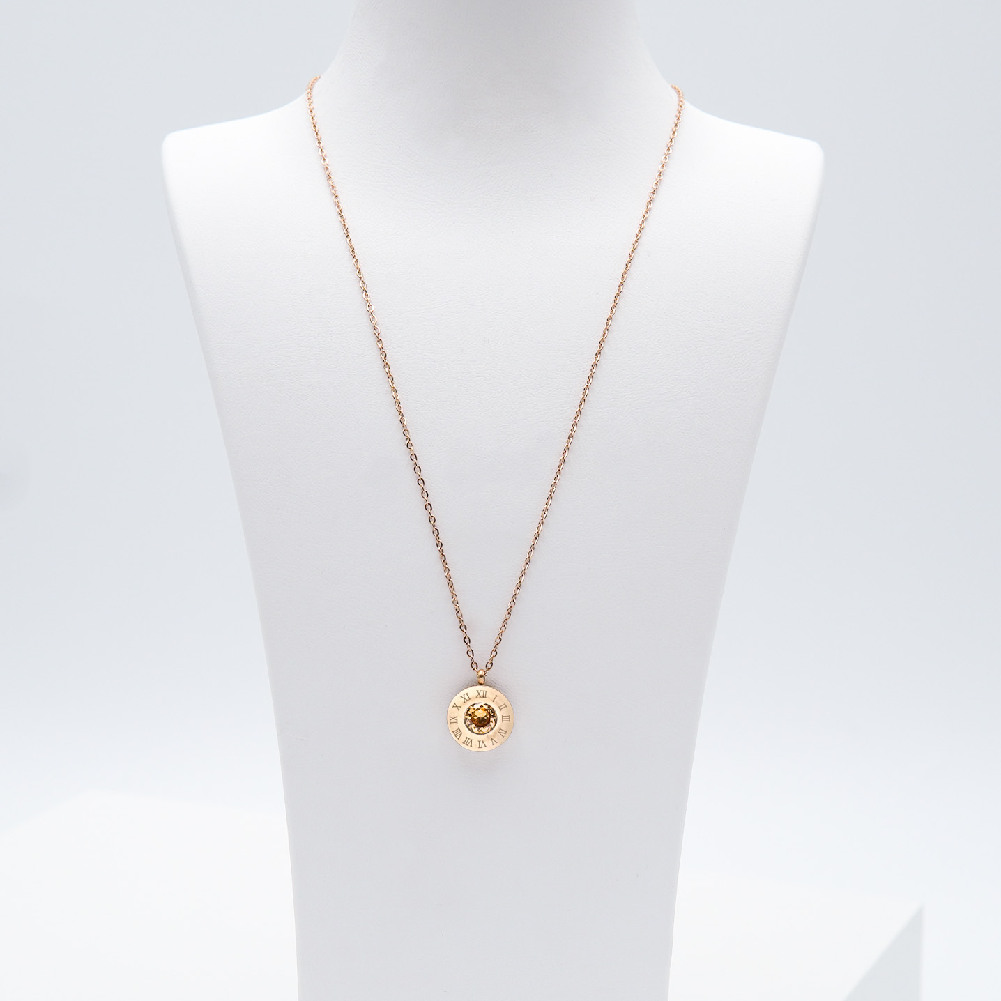 4- 4 Queen Diamonds Necklace Rose Edition Halsband Modern and trendy Necklace and women jewelry and accessories from SWEVALI fashion Sweden