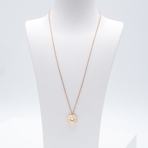 4 Queen Diamonds Necklace Rose Gold Edition Halsband - SWEVALI