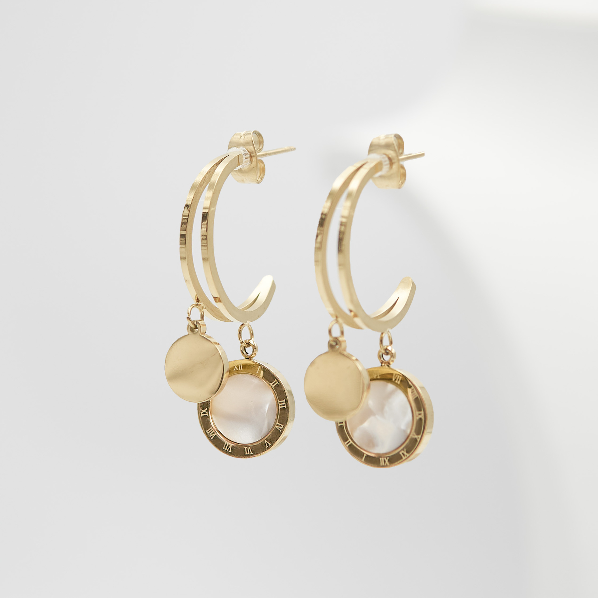 2- Era Elegance Flamenco Gold Edition -Örhänge 316 L - Special Earrings From SWEVALI