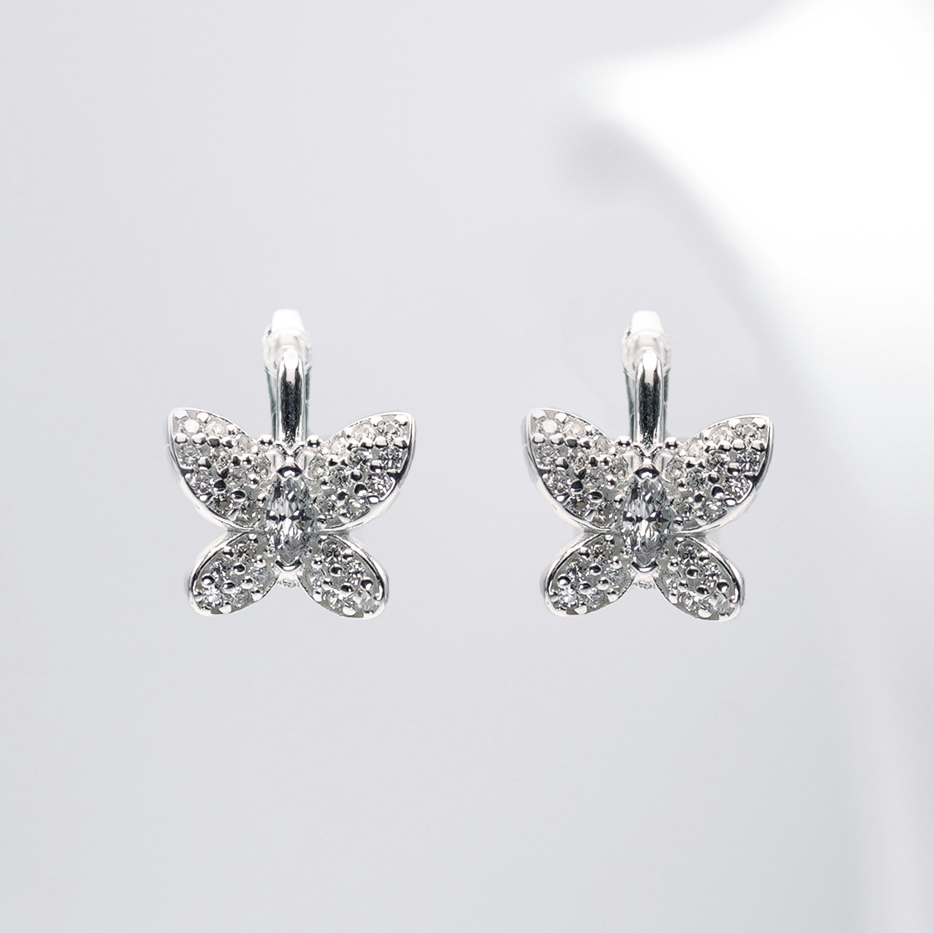 Star Butterfly Silver earrings 925 - SWEVALI