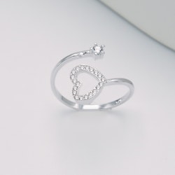 Heart star passion Silver ring 925 - SWEVALI