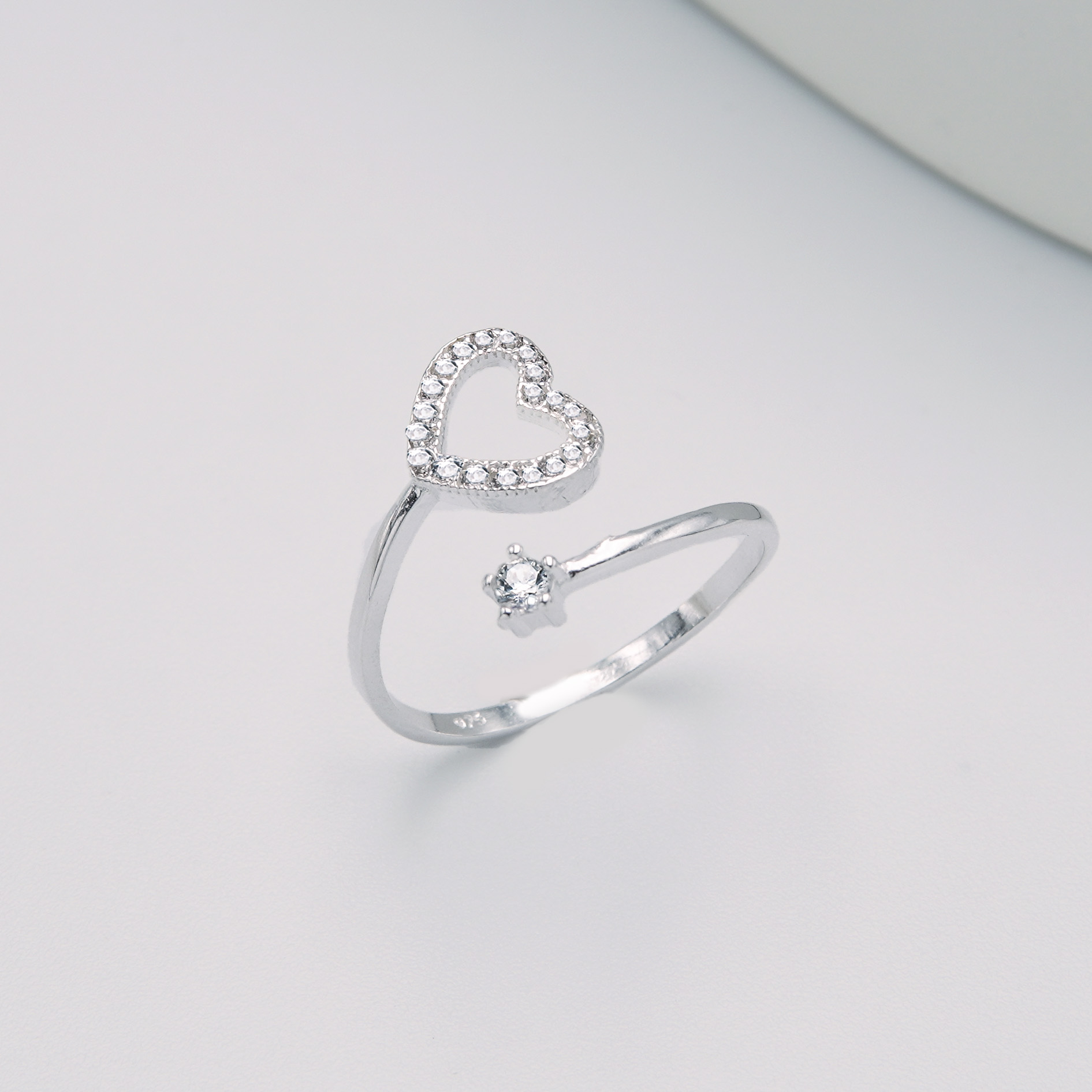 Heart star passion Silver ring 925 - SWEVALI