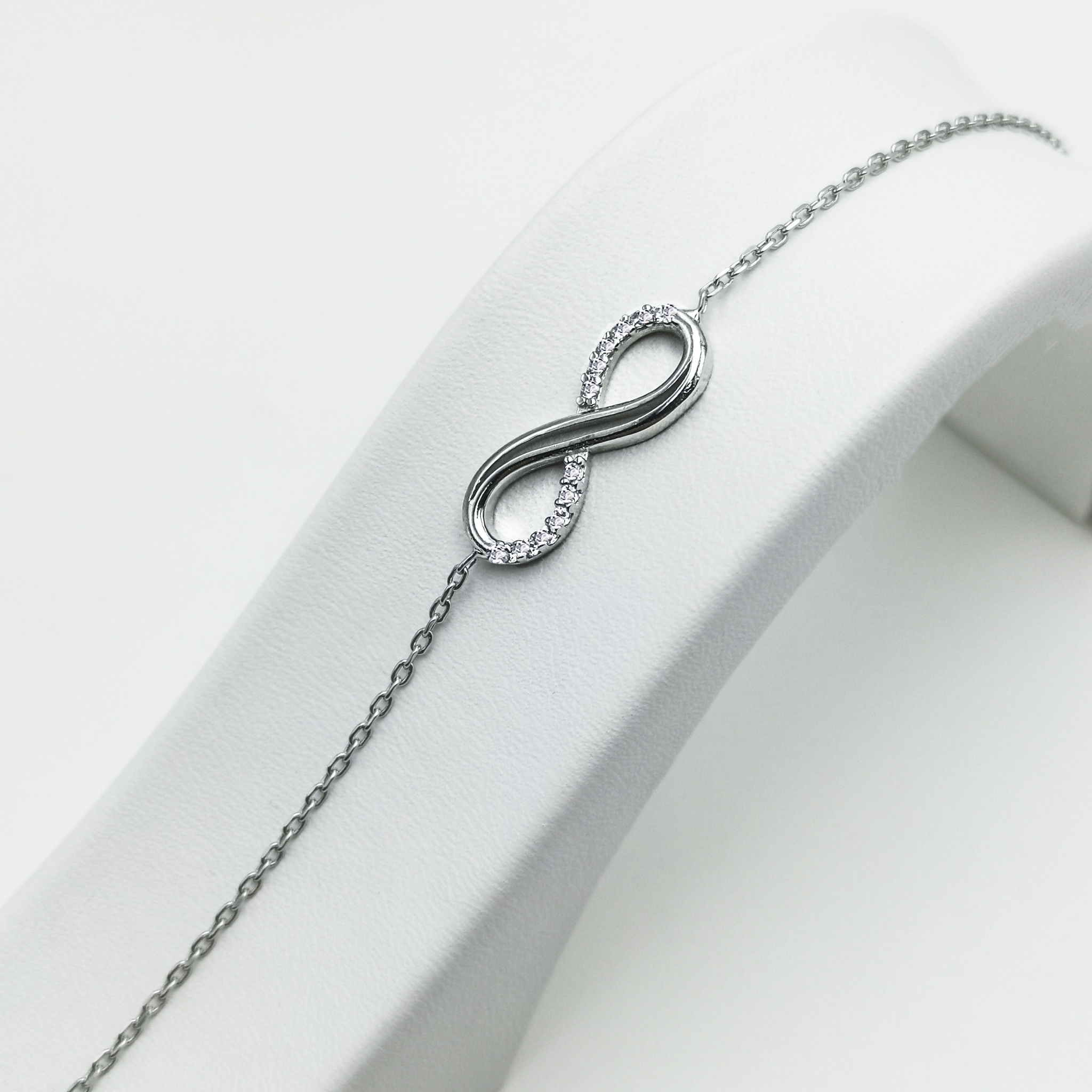 Infinity North Silver diamond armband 925 - SWEVALI