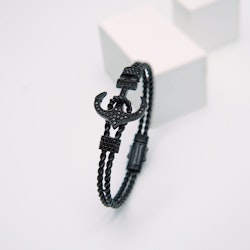 Anchor Black Legend - Mens Bracelet Steel - SWEVALI