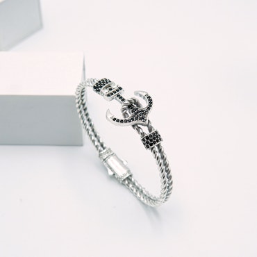 Anchor Silver Legend - Mens Bracelet Steel - SWEVALI